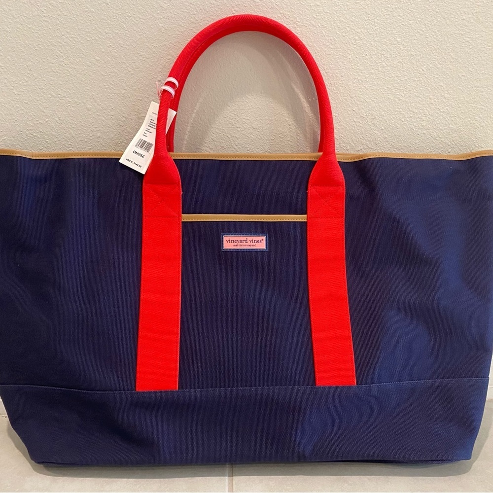 Vineyard Vines Canvas Oversized Tote - Brand New - Sold Out in Stores!